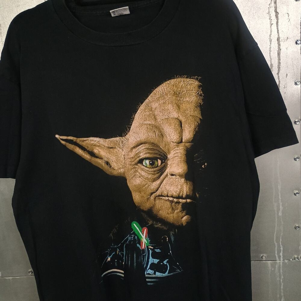 Star Wars Return Of The Jedi Step Brothers Yoda Shirt Vintage 90s Movie Promo XL